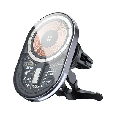 Автотримач Mcdodo [CH-2340] Transparent Wireless Car Charger with MagSafe 15W (Grey)