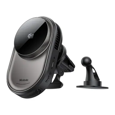 Автотримач Mcdodo [CH-8400] Qi2.2 MagQ Ultra TEC-Cooled Wireless Car Charger 25W [with Fast Car Charger 45W]