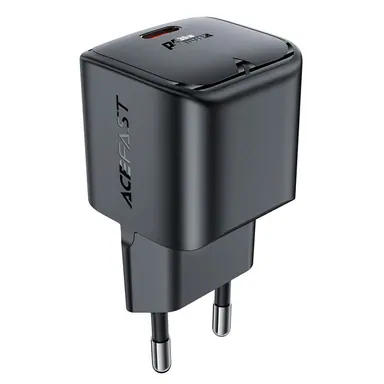 Адаптер ACEFAST [A77] GaN Fast Charger USB-C 30W (Black)