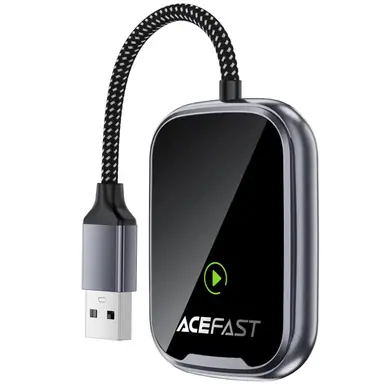 Адаптер ACEFAST [QC1] Wireless CarPlay Adapter (Grey)