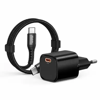Адаптер Mcdodo [CH-0082] PD Fast Charger 30W [with cable USB-C] (Black)