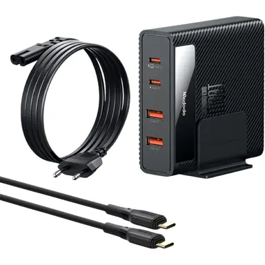 Адаптер Mcdodo [CH-1802] GaN 2xUSB-C+2xUSB Fast Charging Station 100W [with cable USB-C] (Black)