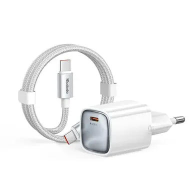Адаптер Mcdodo [CH-4432] PD Fast Charger 45W [with cable USB-C] (White)