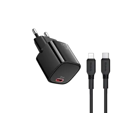 Адаптер Mcdodo [CH-4690] PD Fast Charger 20W [with cable Lightning] (Black)