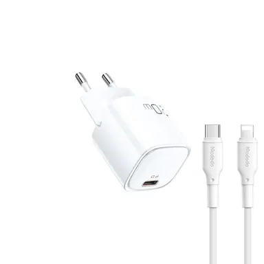 Адаптер Mcdodo [CH-4690] PD Fast Charger 20W [with cable Lightning] (White)