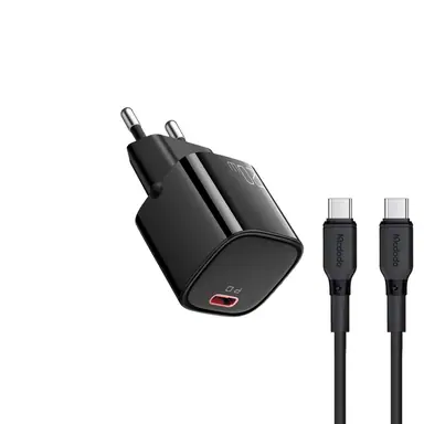 Адаптер Mcdodo [CH-4691] PD Fast Charger 20W [with cable USB-C] (Black)
