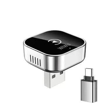 Адаптер WIWU [Wi-CP003] Wireless CarPlay Receiver (Silver)