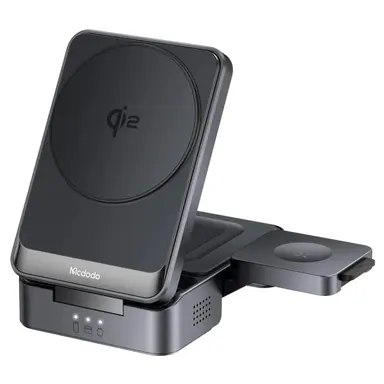 Бездротова Зарядка Mcdodo [CH-5190] Qi2 Foldable 3in1 Magnetic Wireless Charging Station 22.5W (Black)