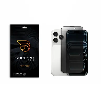 Захисне скло Soneex Pro для iPhone 17 Pro 2.5D Anti Peep (Black)