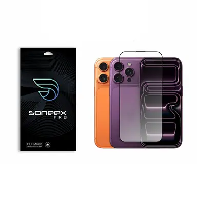Захисне скло Soneex Pro для iPhone 17 Pro/18 Pro 2.5D Full Screen (Black)