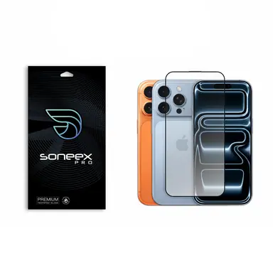 Захисне скло Soneex Pro для iPhone 17 Pro Max/18 Pro Max 2.5D Full Screen (Black)