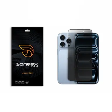Захисне скло Soneex Pro для iPhone 18 Pro Max 2.5D Anti Peep (Black)