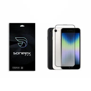 Захисне скло Soneex Pro для iPhone SE2/SE3 2.5D Full Screen (Black)