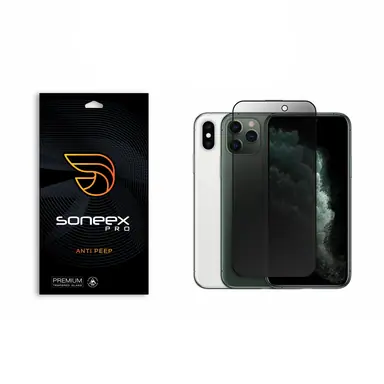 Захисне скло Soneex Pro для iPhone Xs Max/11 Pro Max 2.5D Anti Peep (Black)