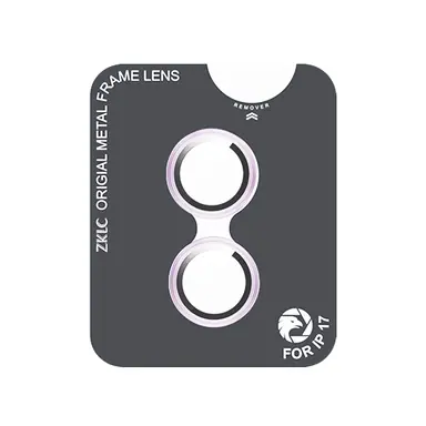 Захисне скло ZK для камери iPhone 17 Lens Protection Glass (Purple)