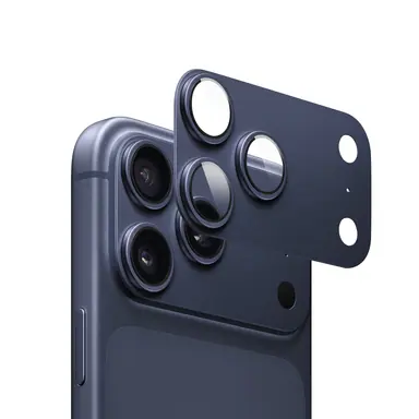 Захисне скло ZK для камери iPhone 17 Pro Armored Lens Protection Glass (Deep Blue)