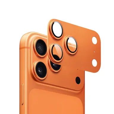 Захисне скло ZK для камери iPhone 17 Pro Max Armored Lens Protection Glass (Cosmic Orange)