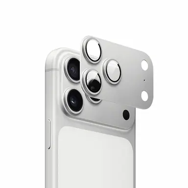 Захисне скло ZK для камери iPhone 18 Pro Armored Lens Protection Glass (Silver)