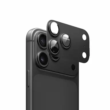 Захисне скло ZK для камери iPhone 18 Pro Max Armored Lens Protection Glass (Black)