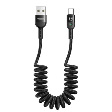 Кабель Mcdodo [CA-6420] Data Coiled Cable USB to USB-C 1.8m (Black)