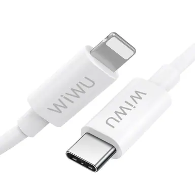 Кабель WIWU [G90] Series USB-C to Lightning 1.2m (White)