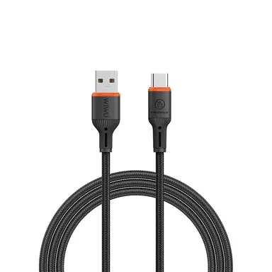 Кабель WIWU [Wi-C096] FlameGuard Series USB to USB-C 1.2m (Black)