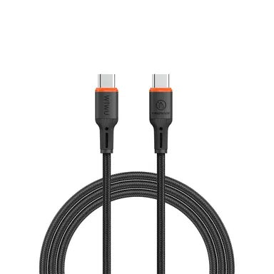 Кабель WIWU [Wi-C098] FlameGuard Series USB-C to USB-C 1.2m (Black)