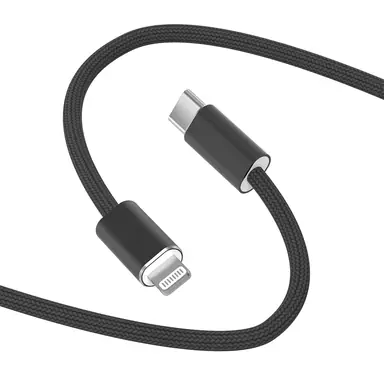 Кабель WIWU [Wi-C100] Data Cable Essen Series USB-C to Lightning 27W 1.5m (Black)