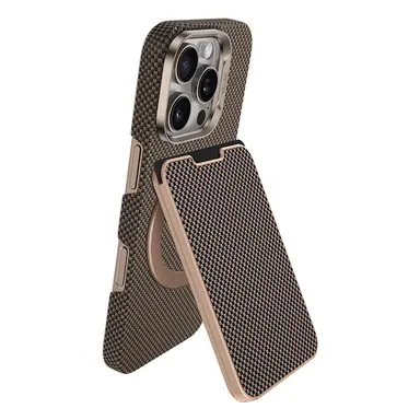 Магнітний гаманець-підставка для iPhone Benks ArmorGo Magnetic Wallet Stand (Gold)