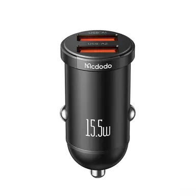 Прикурювач Mcdodo [CC-2950] LED 2-Port Car Charger 2A 15.5W (Black)