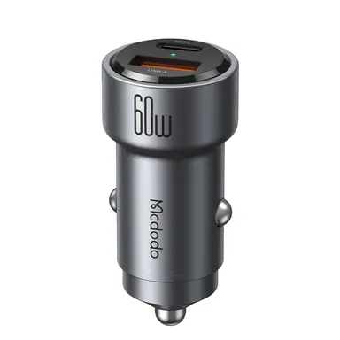 Прикурювач Mcdodo [CC-8210] Neo Eco Fast Car Charger USB-C+USB 3A 60W (Black)