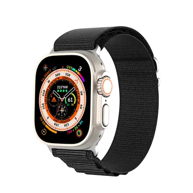 Ремінець DUX DUCIS для Apple Watch 38/40/41/42mm [Gen10/11] GS Series (Black)