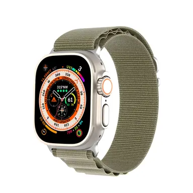 Ремінець DUX DUCIS для Apple Watch 38/40/41/42mm [Gen10/11] GS Series (Olive)