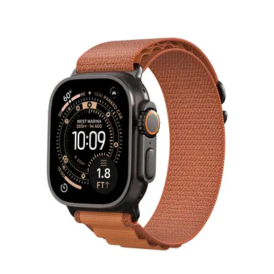 Ремінець DUX DUCIS для Apple Watch 42/44/45/46/49mm GS Series [with Black Hardware] (Light Terra Cotta)
