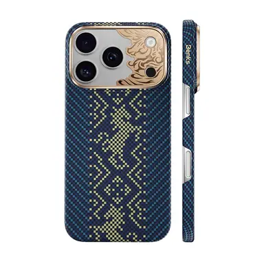Чохол Benks для iPhone 17 Pro/18 Pro Magnetic ArmorAir Kevlar Knight Series (Blue)