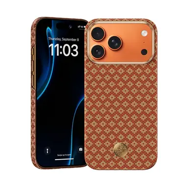Чохол Benks для iPhone 17 Pro Max/18 Pro Max Magnetic ArmorAir Kevlar ArmorGrid Series (Fortune Orange)