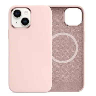 Чохол Comma для iPhone 15 Plus Magnetic Silicone Nature Series (Pink)