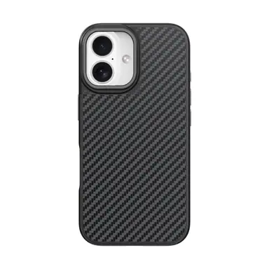 Чохол Comma для iPhone 16 Kevlar Magnetic Series (Black)