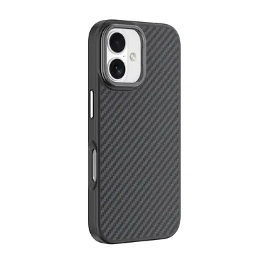 Чохол Comma для iPhone 16 Plus Kevlar Magnetic Series (Black)