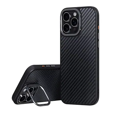 Чохол Comma для iPhone 16 Pro Kevlar Magnetic Series (Black)