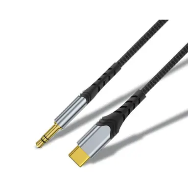 AUX WIWU [YP03] Stereo Cable 3.5mm to USB-C 1.5m (Black)