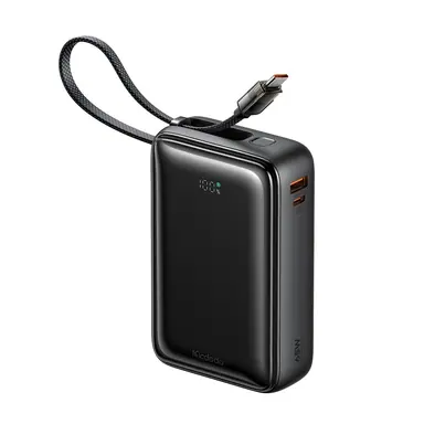 PowerBank Mcdodo [MC-6370] FreeKit Wireless Charger 20000mAh 65W [with Built-in cable USB-C] (Dark Grey)