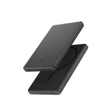 PowerBank WIWU [Wi-P072] Warriors Magnetic Ultra-Slim Power Bank 5000mAh PD 20W (Black)