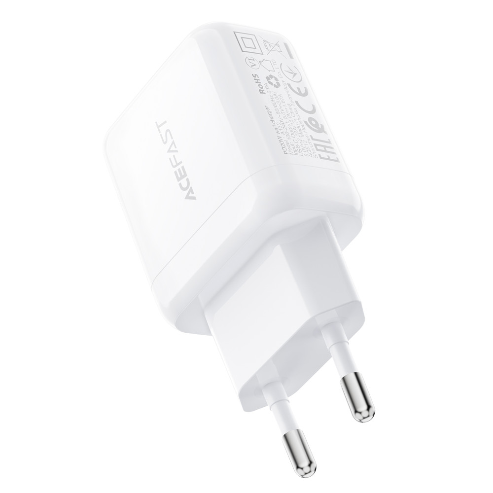 Адаптер ACEFAST [A130] Fast Charger USB-C 20W (White)