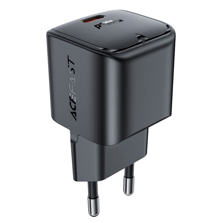 Адаптер ACEFAST [A77] GaN Fast Charger USB-C 30W (Black)