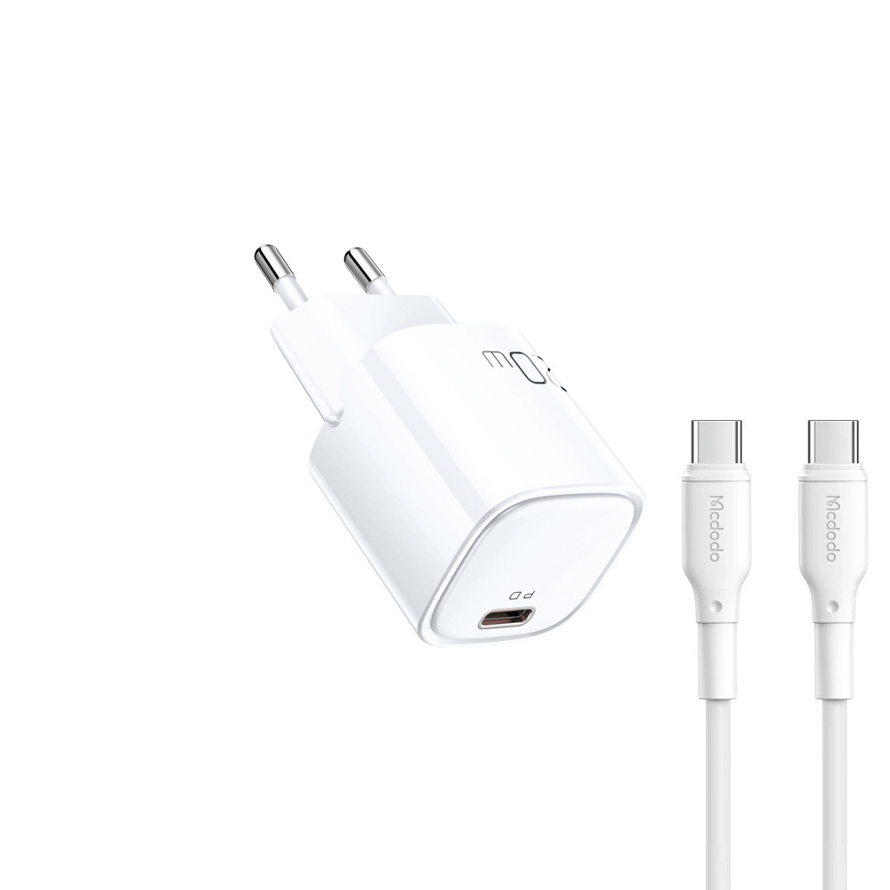 Адаптер Mcdodo [CH-4691] PD Fast Charger 20W [with cable USB-C] (White)