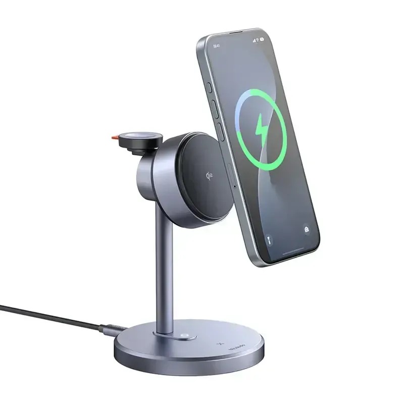 Бездротова Зарядка Mcdodo [CH-2460] Qi2 Magnetic Wireless 3in1 Charging Station 15W