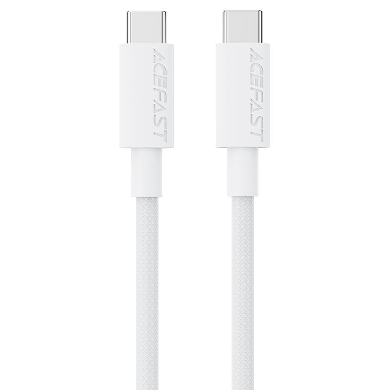 Кабель ACEFAST [C18-03] Data Cable USB-C to USB-C 60W 1.2m (White)