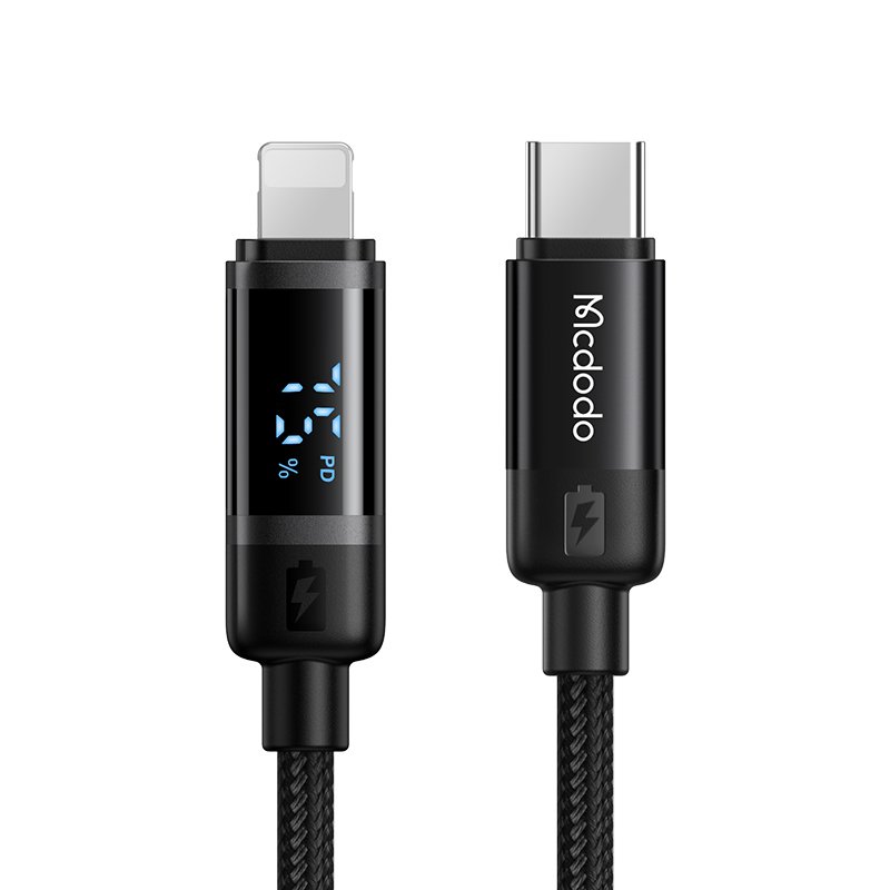 Кабель Mcdodo [CA-5210] Digital Display Data Cable USB-C to Lightning 36W 1.2m (Black)