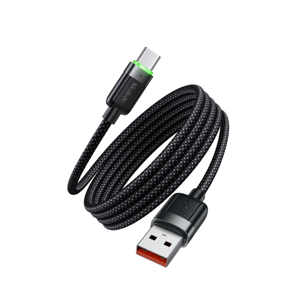 Кабель Mcdodo [CA-5650] Magnetic Self-Winding Data Cable USB to USB-C 1.2m (Black)